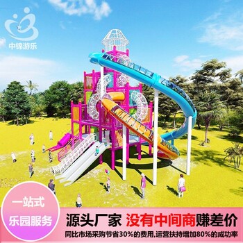 內(nèi)蒙古游樂園無(wú)動(dòng)力設(shè)備蹦蹦云天空步道玻璃橋小豬快跑游樂設(shè)施