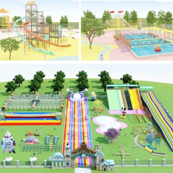 双鸭山户外儿童游乐设施户外大型游乐场设施景区公园无动力乐园