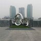 曲陽不銹鋼戒指雕塑圖
