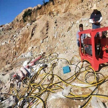 开裂机液压静态劈裂棒地基岩石破碎设备