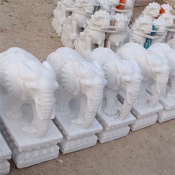 喷水石象雕塑定制厂家