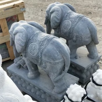 花岗岩石象雕塑加工厂家