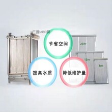 三菱簾式MBR膜mbr膜一體化污水處理系統(tǒng)污水處理廠家圖片