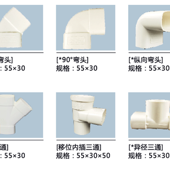 寧波中財(cái)PVC-U排水雨水管連接形式pvc排水管品牌