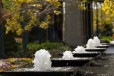 云南大理酒店入口水景水幕制作喷泉安装