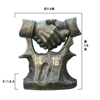 曲阳县供应不锈钢拳头造型雕塑供应商