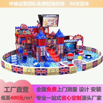 杭州淘气堡加盟实力厂家中锦打造动漫IP儿童乐园年营利300万