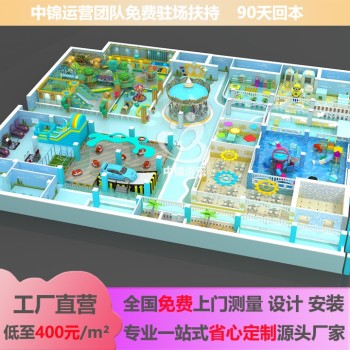 陕西淘气堡加盟品牌中锦打造创新型网红儿童乐园1-3个月回本
