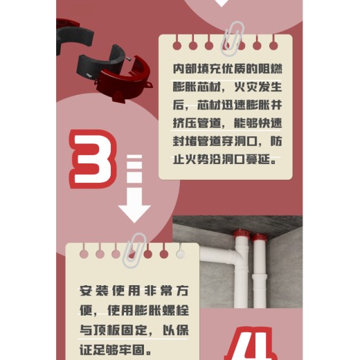 宁波塑料管道阻火圈生产厂家国标阻火圈
