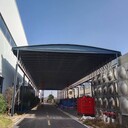網球場電動雨棚籃球場推拉棚八大工廠售后無憂