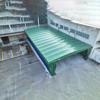 廠房過道防雨蓬籃球場推拉棚全國八大工廠