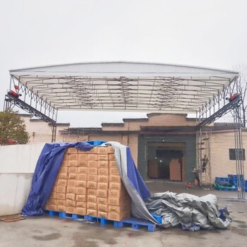 南陽鋼立柱懸空電動棚,軌道式自動帳篷