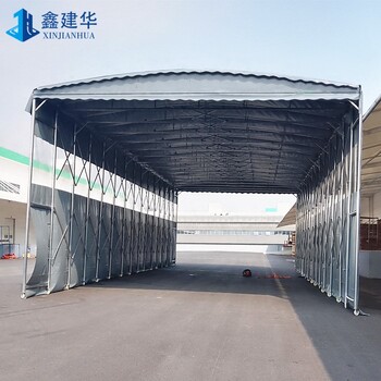 天津落地電動(dòng)棚質(zhì)量好性價(jià)比高,倉庫的雨棚