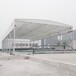 銅陵鋼立柱懸空電動棚,環保移動式推拉棚
