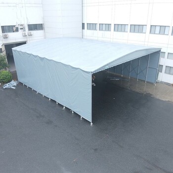 湘潭大型倉庫棚上門安裝,抗風型雨棚