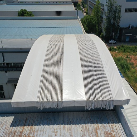 西双版纳电动推拉蓬可做单边排水,屋顶防水棚