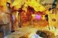巴彦淖尔酒店洞穴房施工溶洞制作