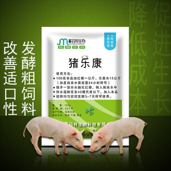 陽(yáng)泉米糠喂豬發(fā)酵下適口性好菌碼特豬樂康