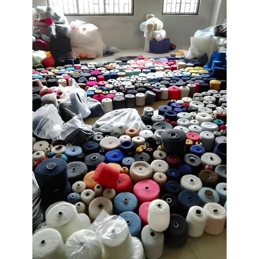 茶山镇库存毛料回收行情-纺织线纱回收