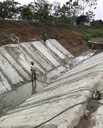 魚塘護(hù)坡水泥地毯各種規(guī)格楊浦固化水泥毯廠家直發(fā)