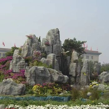 西塞山假山制作塑石水泥假山塑造美景