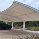 海珠管桁架加工充電樁車棚工程