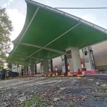 陽江戶外大型充電樁車棚工程