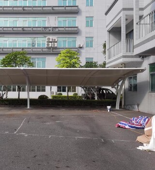 鳳崗鎮(zhèn)異形鋼加工充電樁車棚工程