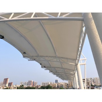 湘桥区户外大型膜结构停车棚工程加工制作及安装服务