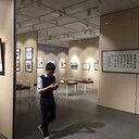 展览馆移动屏风隔墙可活动画饰面隔断吊滑门隔板设计