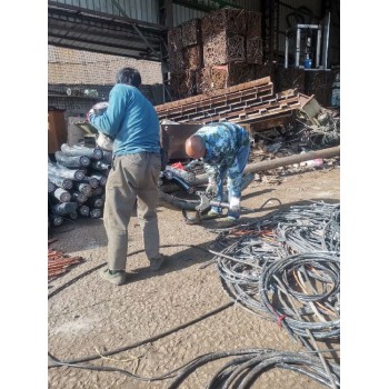 龙岩电缆线电线铜回收商家,铁皮瓦房拆迁回收