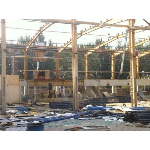 神湾钢结构阁楼拆迁拆除回收厂家消防楼梯拆迁回收