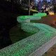 公園透光泰克石坐凳圖