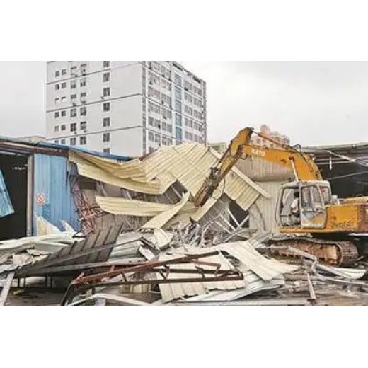 德庆县钢结构拆迁拆除回收公司-钢结构平台阁楼拆迁拆除回收