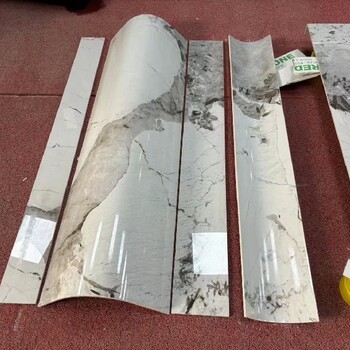 佛山生產(chǎn)熱彎加工工程定制巖板熱彎外墻圓弧設計