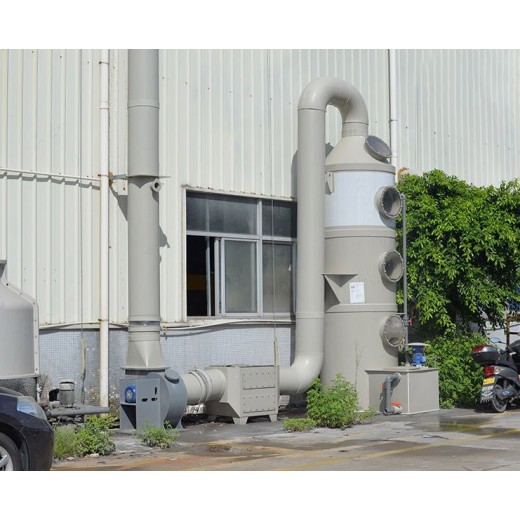 尼木县防腐蚀耐酸碱喷淋塔废气处理环保设备