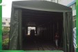 肇庆德庆县收折帆布雨棚拉网式结构移动雨篷遮阳推拉雨棚