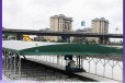 汕头濠江区收折帆布雨棚拉网式结构移动雨篷户外活动推拉雨棚