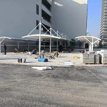 清新區異形鋼加工電動自行車棚