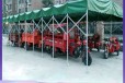 东莞清溪镇收折帆布雨棚拉网式结构移动雨篷物流卸货工厂