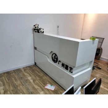 阳江二手9成新开放式员工桌椅安装