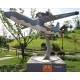 公园景观不锈钢飞机雕塑摆件图