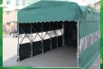 梅州平远县收折帆布雨棚拉网式结构移动雨篷仓库活动雨棚