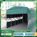東莞黃江鎮(zhèn)收折帆布雨棚手動輪式推拉雨蓬倉庫活動雨棚
