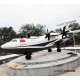 机场不锈钢大型景观标志飞机雕塑图