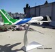 機場不銹鋼大型景觀標志飛機雕塑預警機雕塑模型金越雕塑