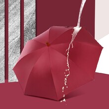 高爾夫中段木柄木插帽傘生產(chǎn)工廠,廣告?zhèn)?遮陽(yáng)傘圖片