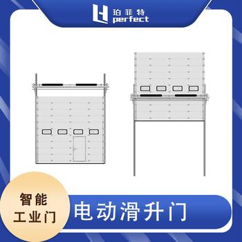 电动滑升门大型提升门设计生产批发坚固安装师傅实地指导安装