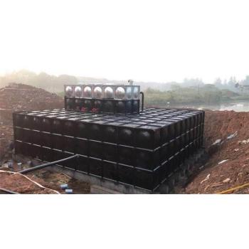 黑龙江玻璃钢泵站大型消防水箱装配式复合材质