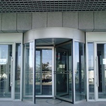 西安咸阳区玻璃门电动旋转门安装公司电话图片